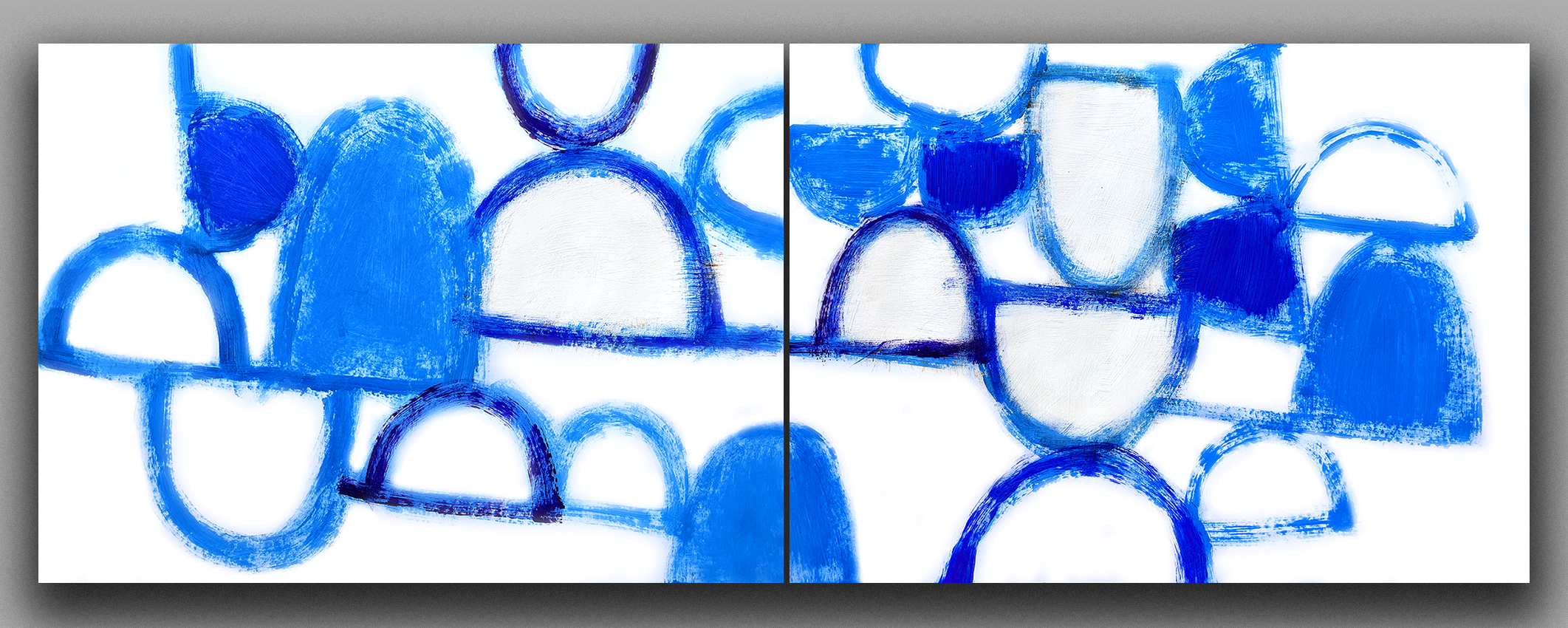 Zdvojení I. - studie pro diptych / Gemination - study for a diptych